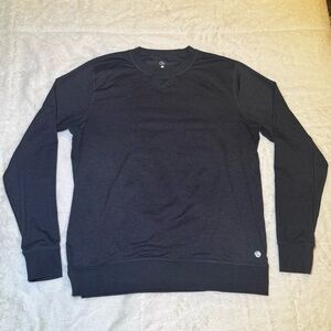 Rhoback Men's Pace Performance Crewneck Sweater - Medium - Heather Nightfall